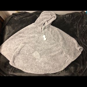Fuzzy super soft poncho.